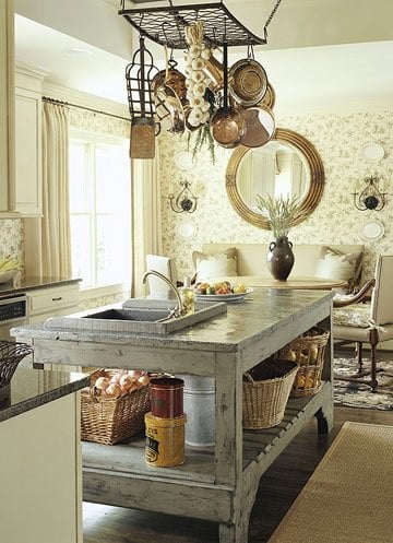 how to make a kitchen pot rack