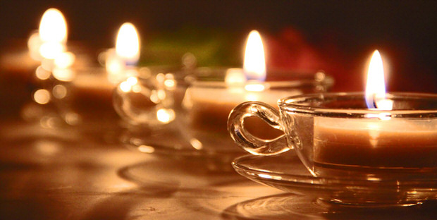 DIY candle holders