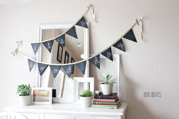 Chalkboard banner
