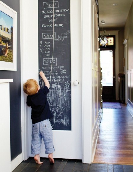 Chalk paint pantry