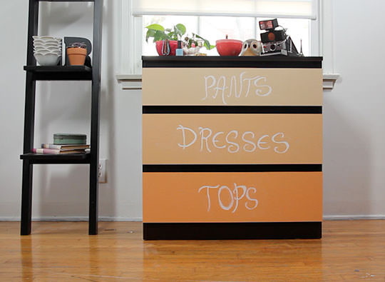 Chalk dresser drawers