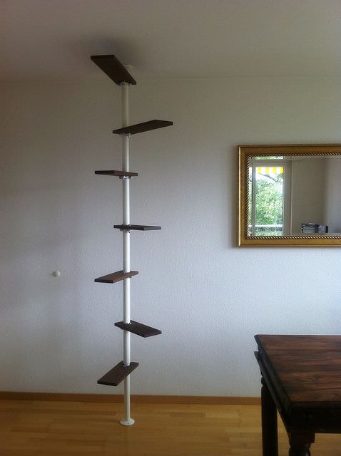 DIY cat ladder