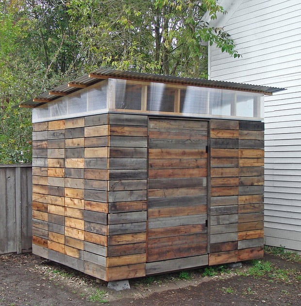 25 DIY Small Garden Shed Ideas • OhMeOhMy Blog