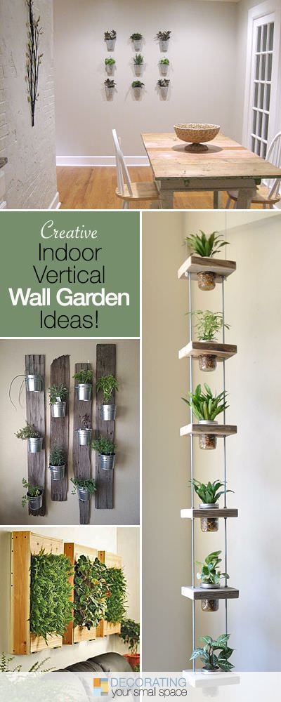 how to make an indoor wall garden