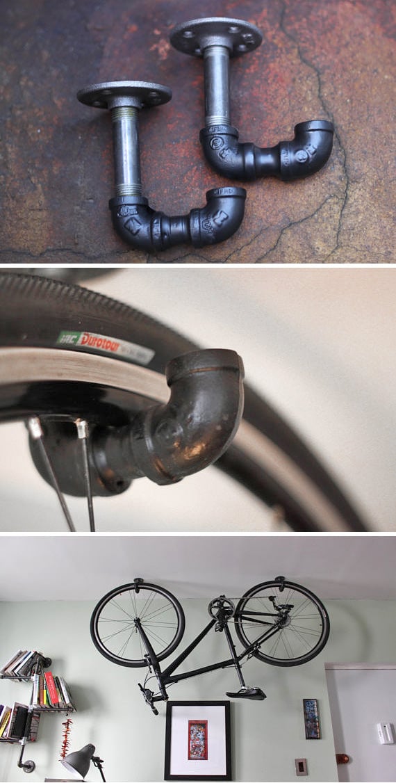 Diy hanging bike rack hotsell