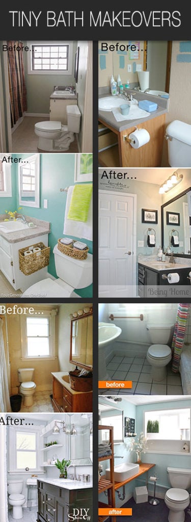 Small Bathroom Ideas & Makeovers