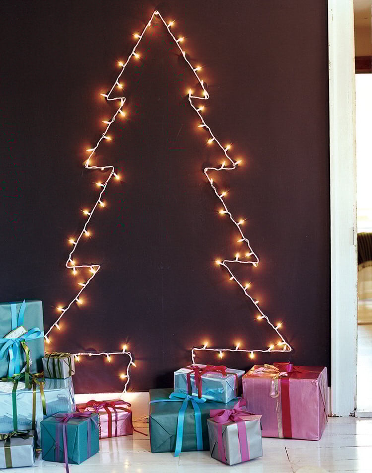 Christmas shop lights design