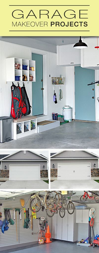 Garage Makeover Ideas & Projects • OhMeOhMy Blog