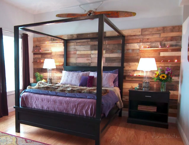 diy pallet wall easy how to14