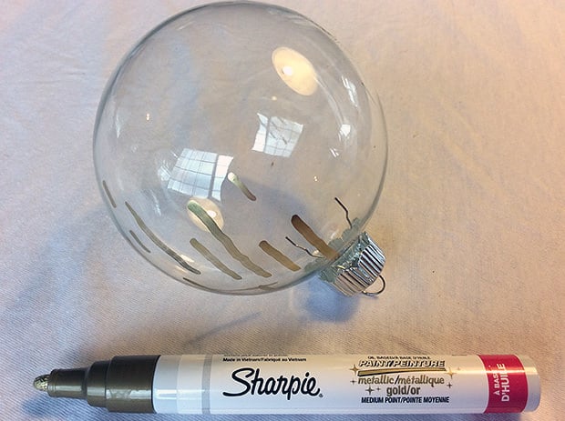 Easy DIY Paint Pen Christmas Ornaments