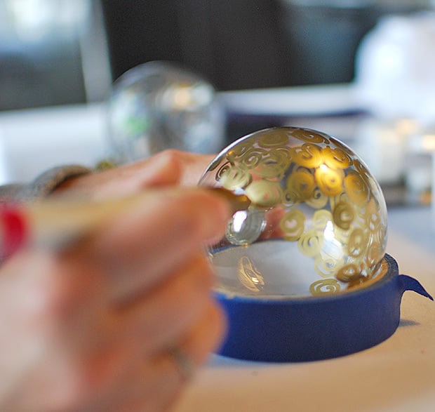 Easy DIY Paint Pen Christmas Ornaments