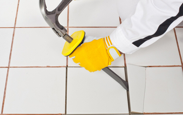How to tile floors - 8