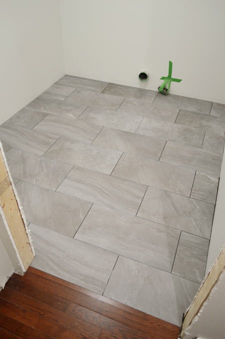 How to tile floors -9