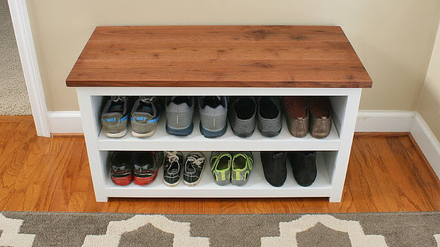 small shoe closet