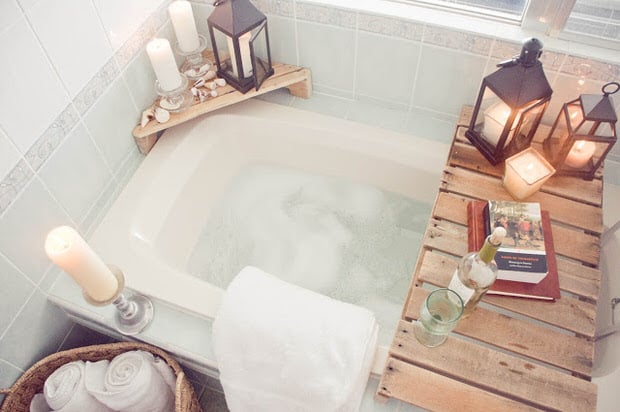 DIY bath caddy-8