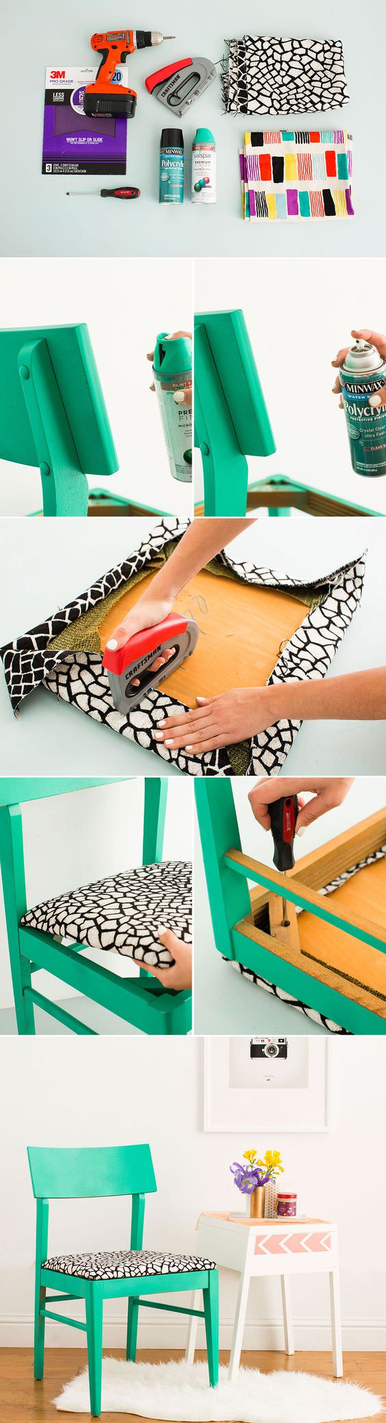 How to Reupholster Almost Anything!