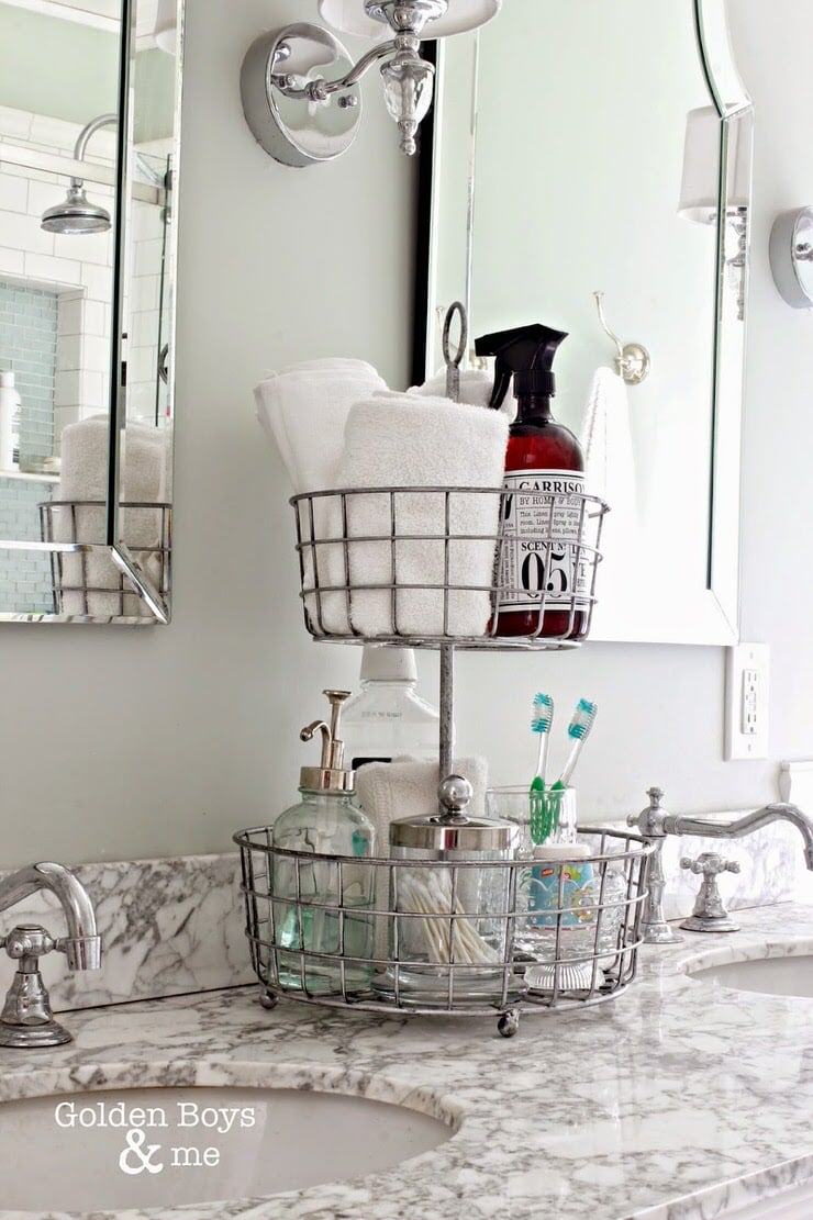 Bathroom Storage Ideas For Small Bathrooms • OhMeOhMy Blog