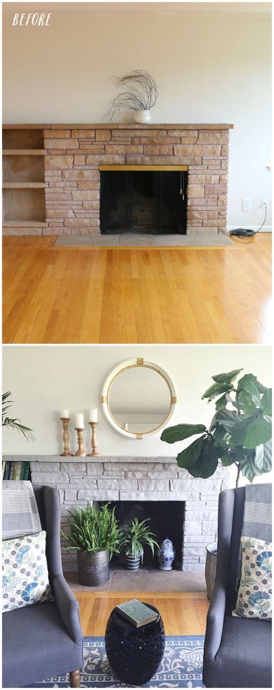 Fireplace makeover-5