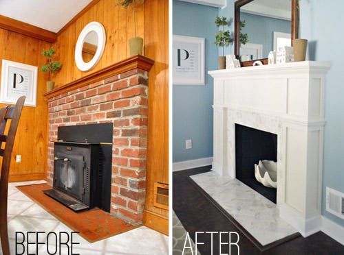 Fireplace makeover-7