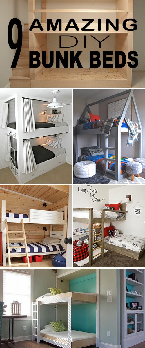 home built bunk beds