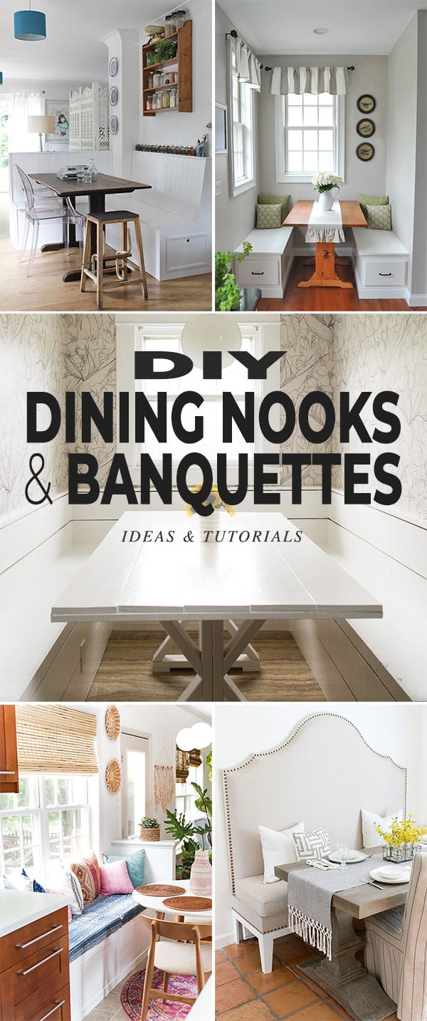 DIY Dining Nooks and Banquettes