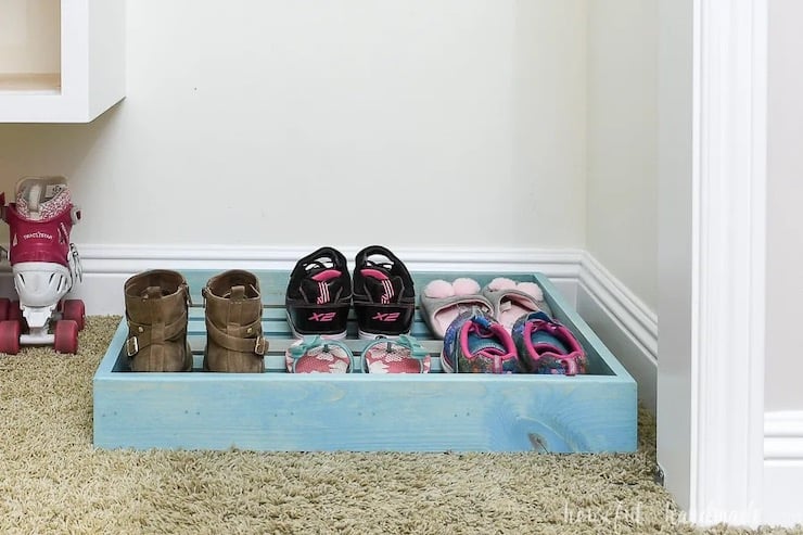 Hang Shoes on the Wall Using Crown Molding  Creative home, Shoe shelves,  Home projects