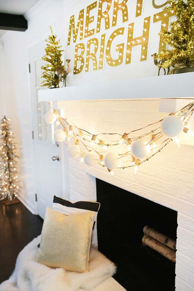 Creative Indoor Christmas Light Ideas OhMeOhMy Blog