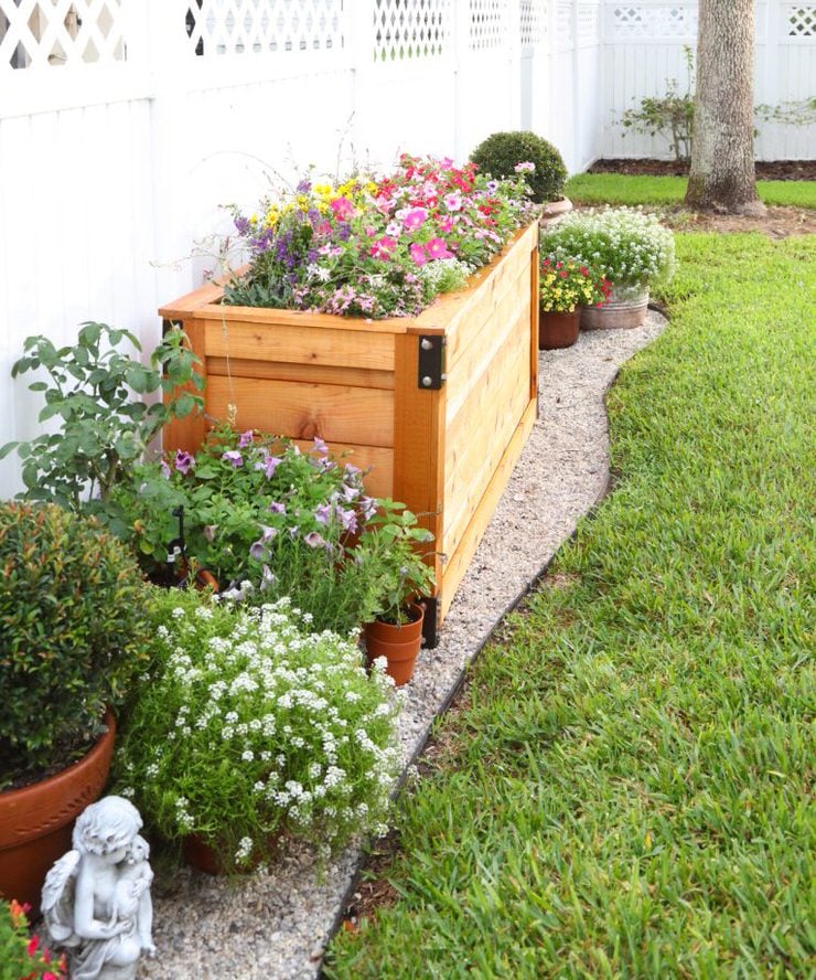 modern outdoor planter boxes