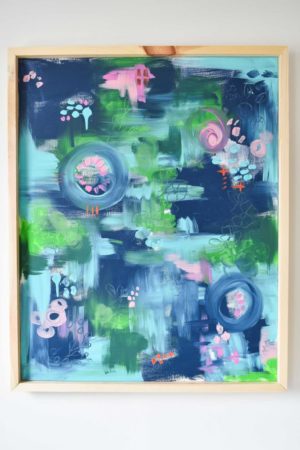 Easy DIY Paintings on Canvas : Abstract Art Ideas • OhMeOhMy Blog
