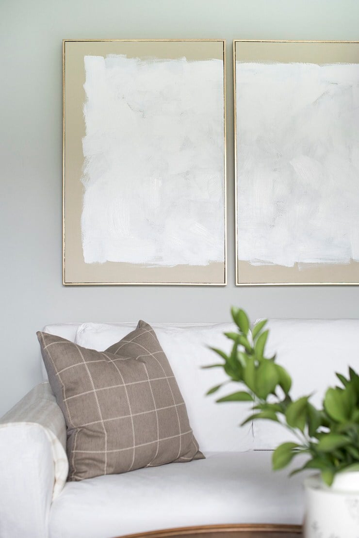 Easy DIY Paintings on Canvas : Abstract Art Ideas • OhMeOhMy Blog