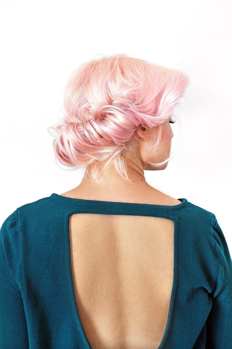 messy twist hairstyle