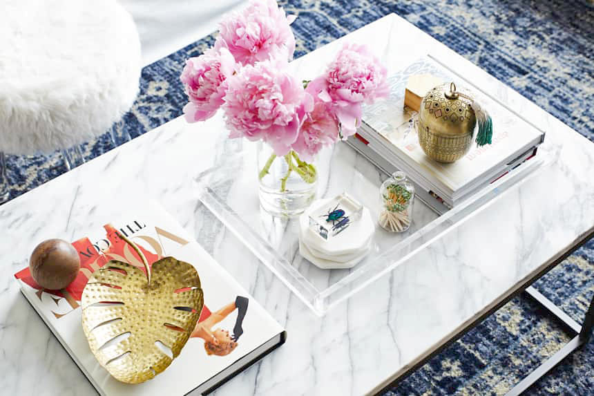 Coffee Table Styling and Decorating in 4 Easy Steps