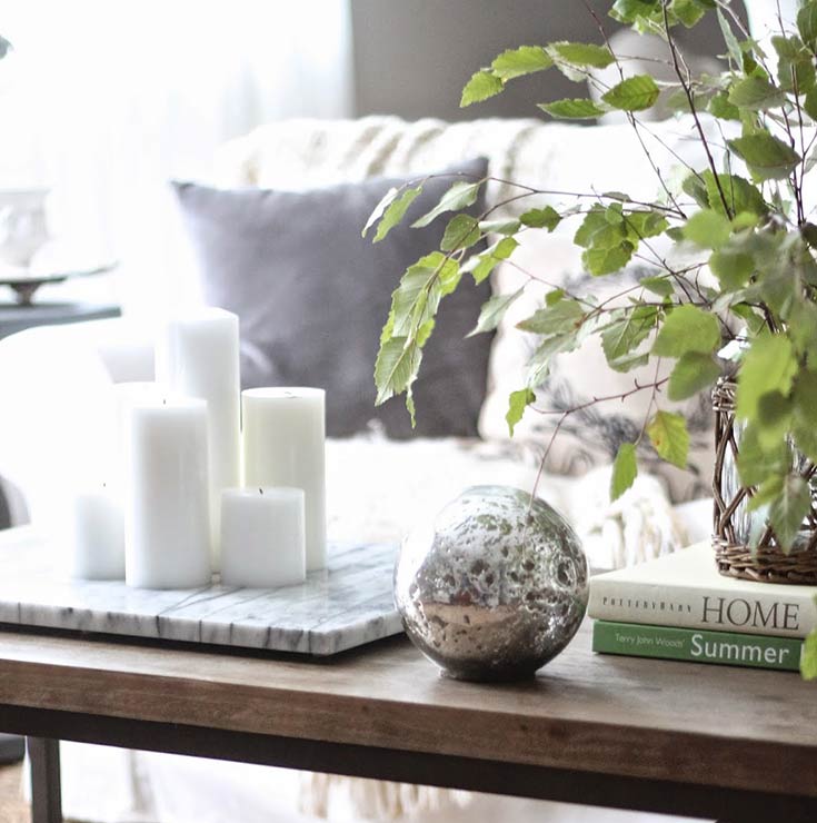 Coffee Table Styling and Decorating in 4 Easy Steps