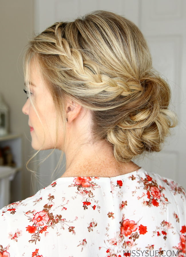 EASY FRENCH TWIST UPDO 💕 Perfect for Long Hair, Weddings, Bridal, Prom -  YouTube