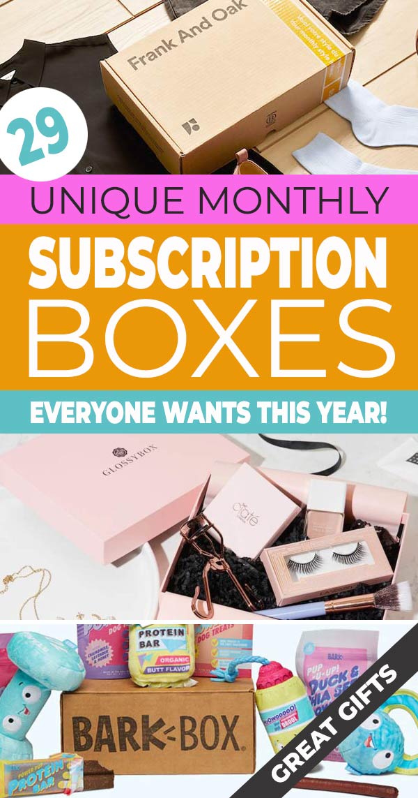 29 Unique Monthly Subscription Boxes Everyone Wants This Year