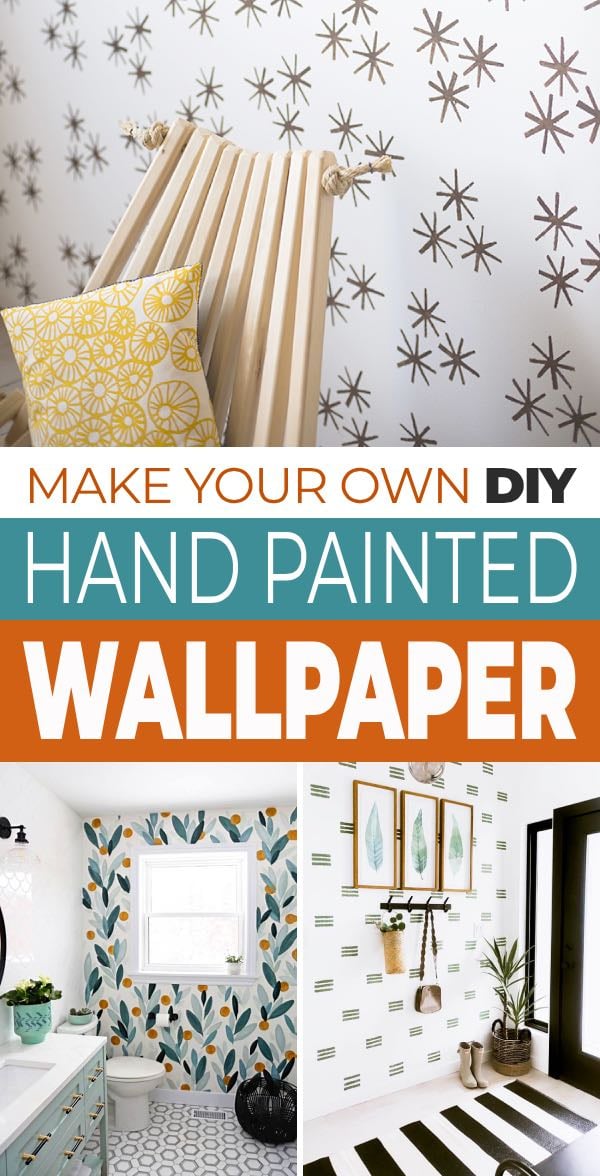 Make Your Own DIY Hand Painted Wallpaper • OhMeOhMy Blog Make Your Own DIY Hand Painted Wallpaper • OhMeOhMy Blog