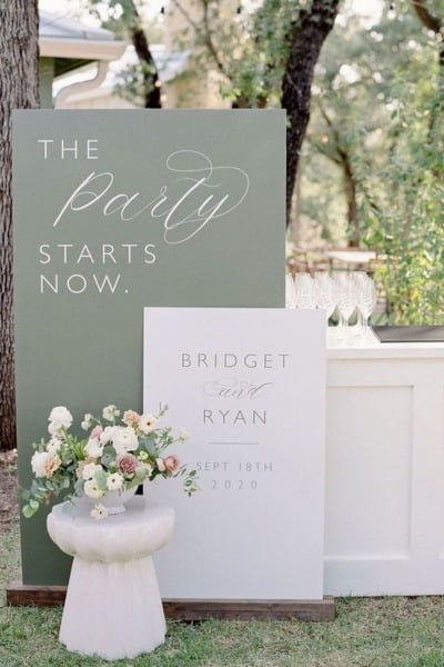DIY Wedding Welcome Sign Tutorial and Ideas OhMeOhMy Blog