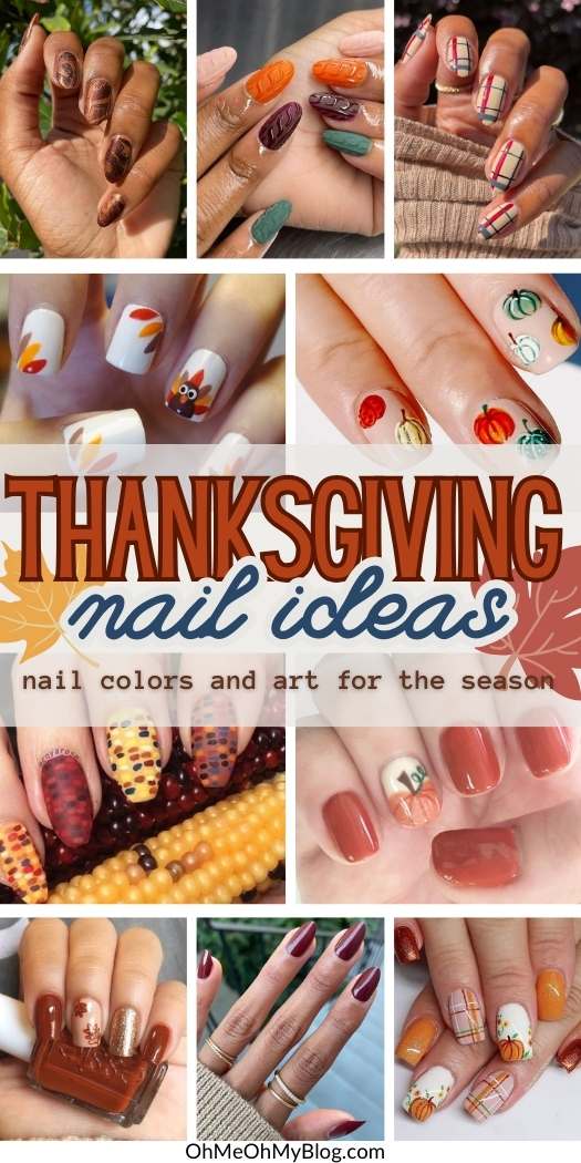 DIY Thanksgiving Nail Ideas: Trending Art and Colors for the