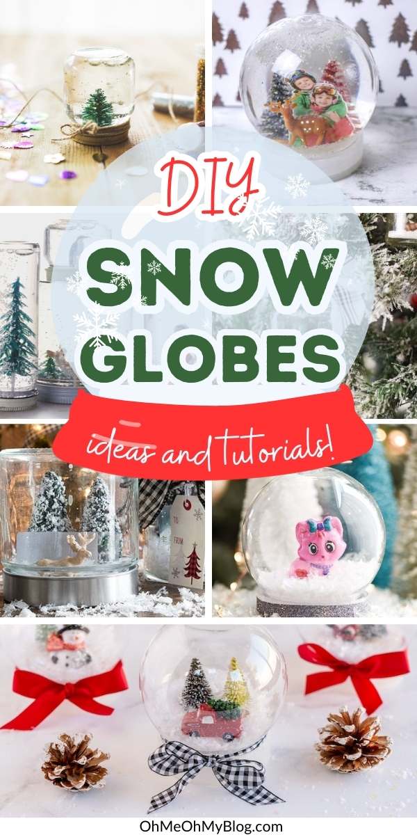 Waterless Snow Globe  Easy DIY Snow Globe Decor