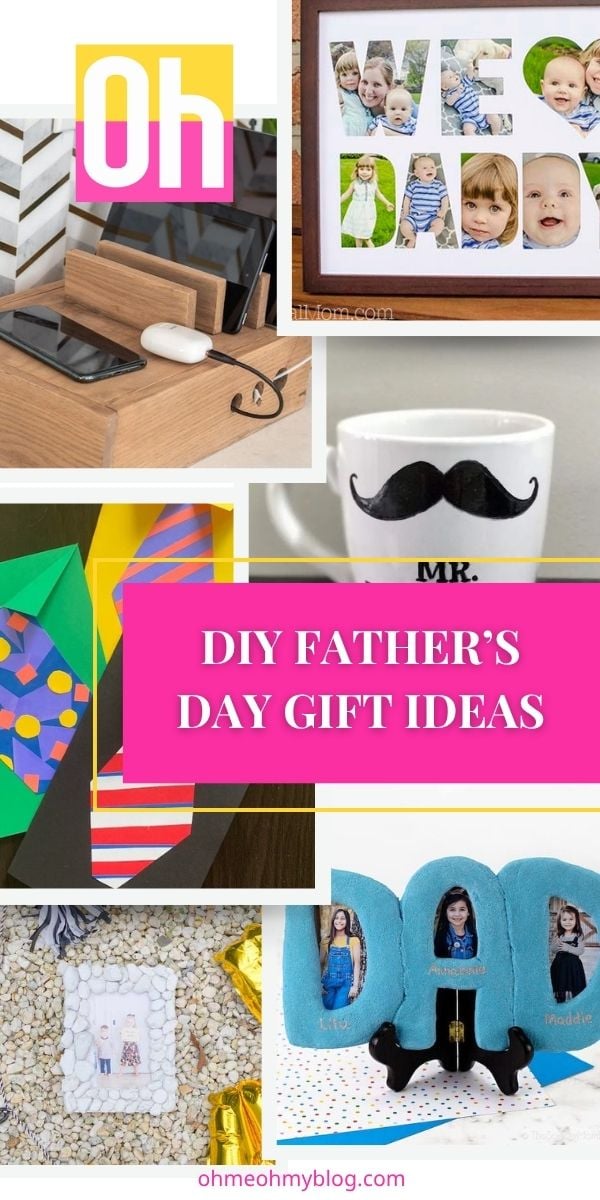 Father's Day gift ideas in a collage