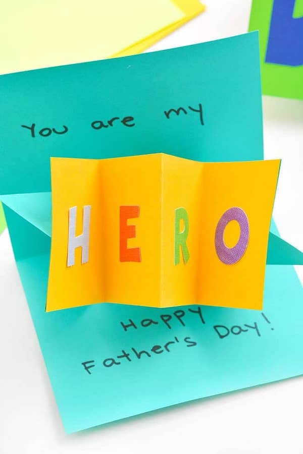 diy pop up card idea for Father's Day
