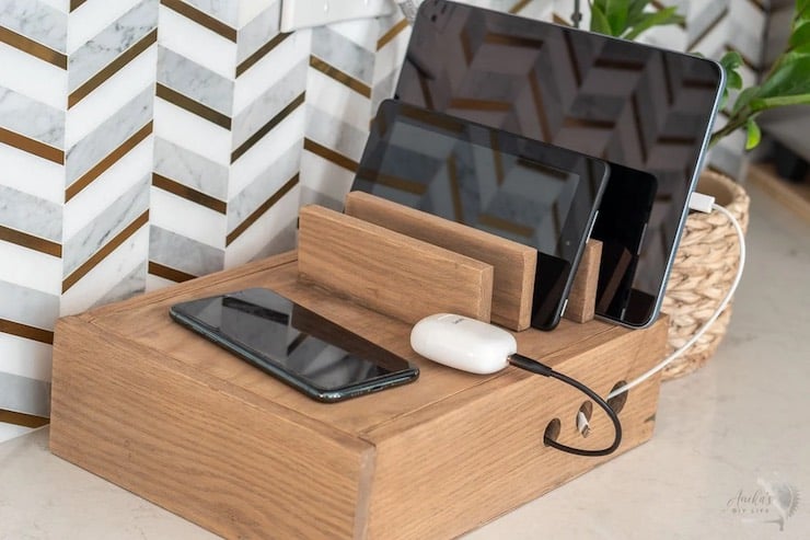 Handmade desk organizer