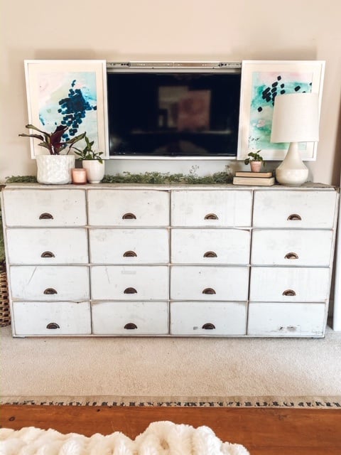 sliding tv cover artwork